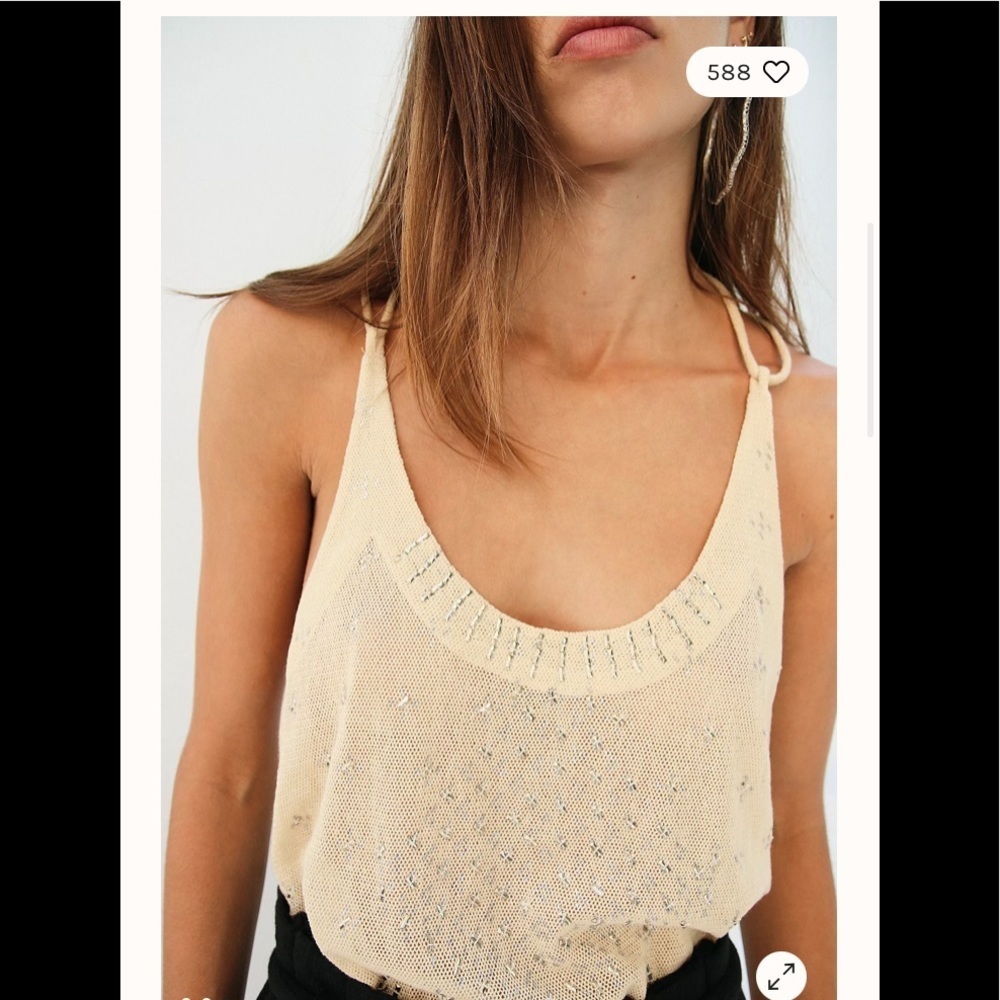 SALE NWT  Free People Time to Shine Tank Top sz Medium